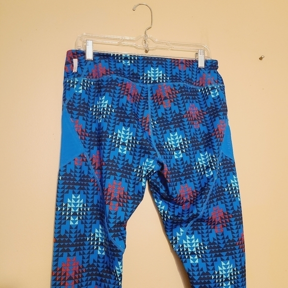 Zella | Women's Geometric Print Full Length Leggings (Size Large) - Picture 10 of 12